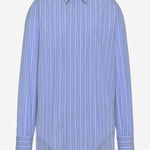 CAMICIA IN COTONE CON MOTIVO A RGHIE S29DT0006 M35625002F MAISON MARGIELA 