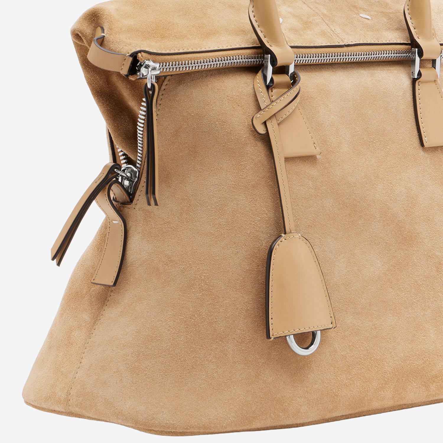 BORSA 5AC IN PELLE SCAMOSCIATA SB1WG0084 P8829HB316 MAISON MARGIELA 