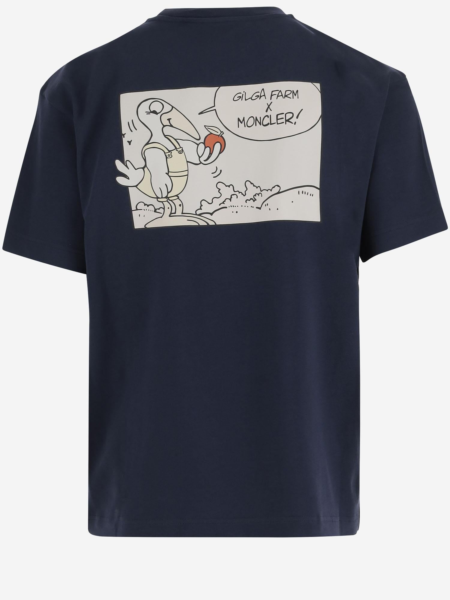 T-SHIRT IN COTONE X GILGA FARM 8C0000289AZ9 786 MONCLER 