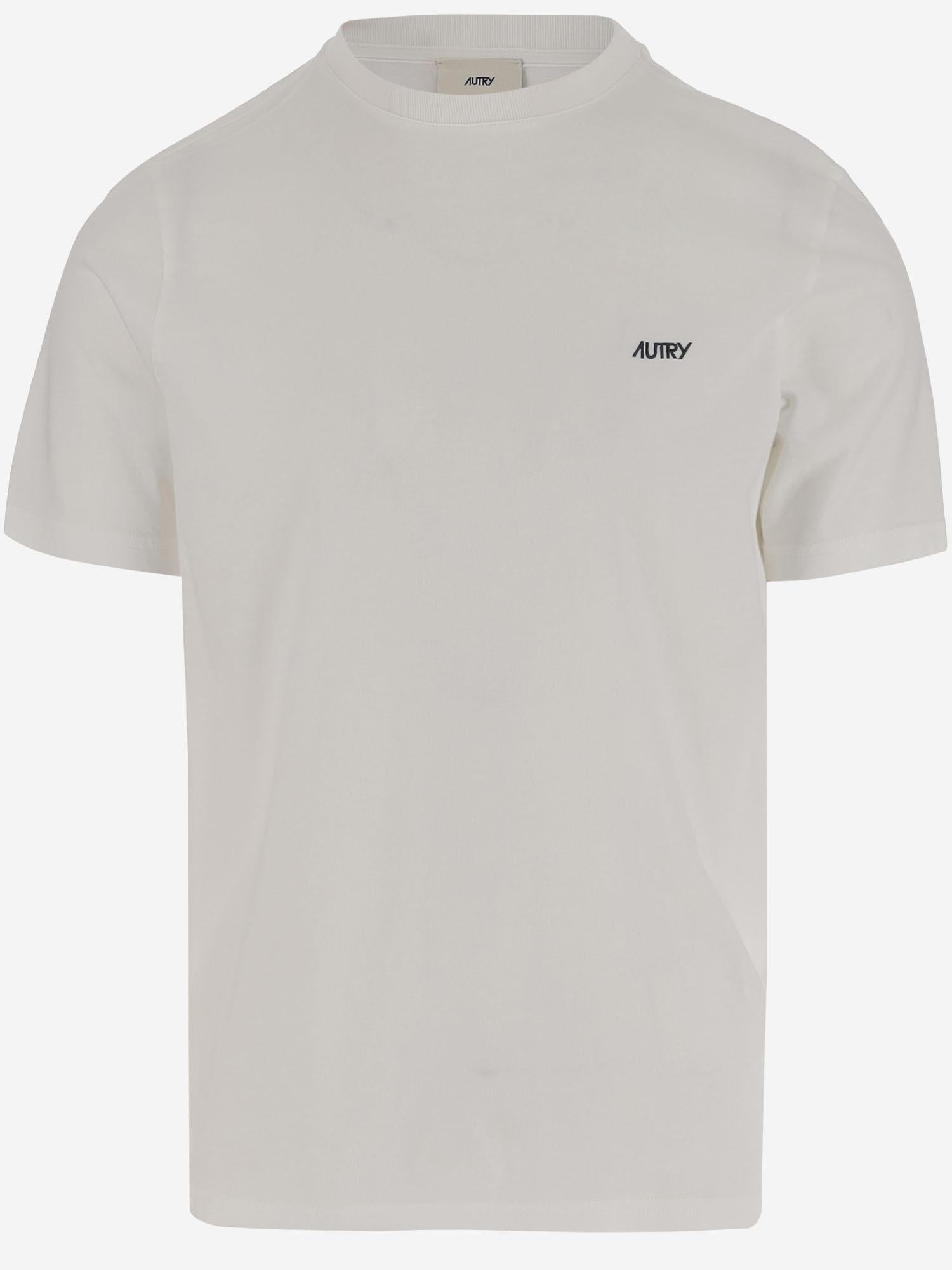 T-SHIRT IN COTONE CON LOGO TSPMA7CW WHITE AUTRY 