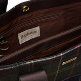 BORSA TOTE TURNBERRY IN MISTO LANA CON MOTIVO CHECK LBA0424 OL91 BARBOUR 