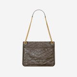 BORSA NIKI MEDIA IN PELLE VINTAGE 633184 0EN073212 SAINT LAURENT 
