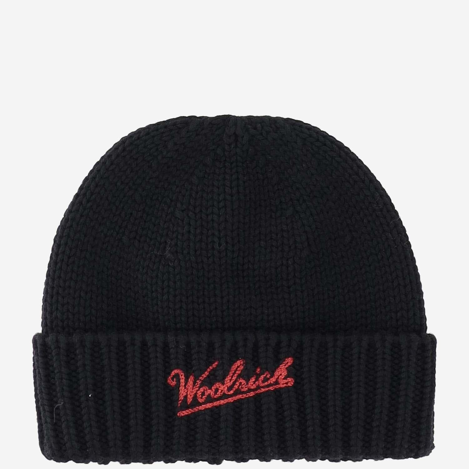 BEANIE IN LANA CON LOGO CFWOAC0288MRUF0428 100 WOOLRICH 