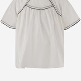 BLUSA GIROCOLLO IN COTONE S05GBLW00046 002 BONPOINT KIDS 