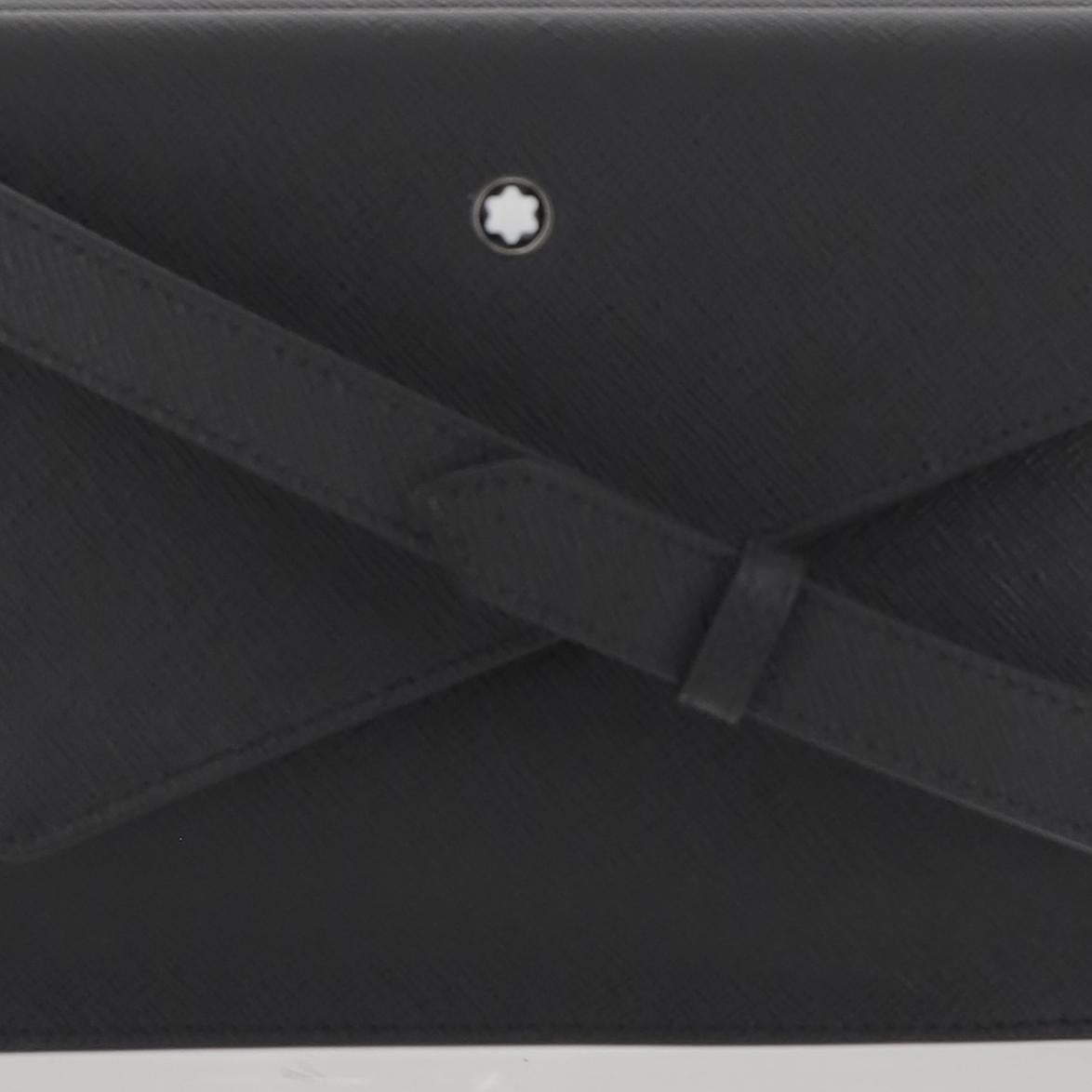 Borsa messenger Sartorial Trio in pelle texturizzata 199363 BLACK MONTBLANC 