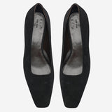 SCARPE CON TACCO JUNE IN SUEDE F1845L303 BLK THE ROW 
