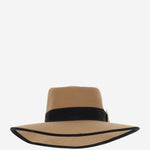 CAPPELLO fedora IN LANA CAMELOVALADO NATURAL ALEXIA ALVAREZ DE TOLEDO 