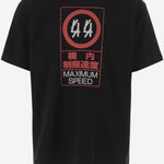 T-SHIRT IN COTONE CON STAMPA B0030556 FA706P762 44 LABEL GROUP 