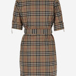ABITO IN COTONE CON MOTIVO CHECK 8085647 ARCHIVE BEIGE IP CHK BURBERRY 