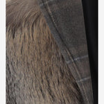 GILET IN MISTO ALPACA E LANA CON PELLICCIA 25021 400VARSTORM BLANCHA 