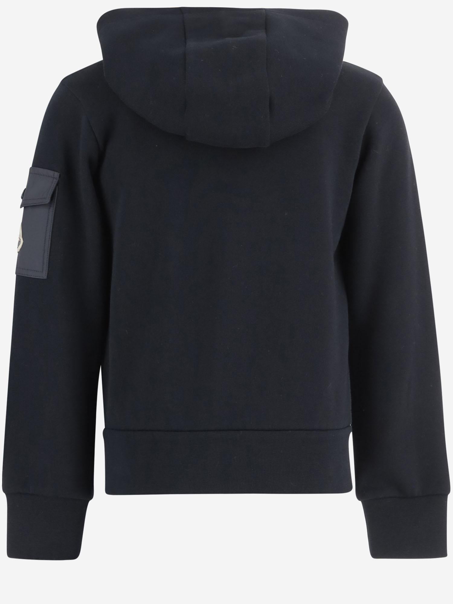 FELPA IN NYLON CON LOGO 8G00026899PS 778 MONCLER ENFANTS 