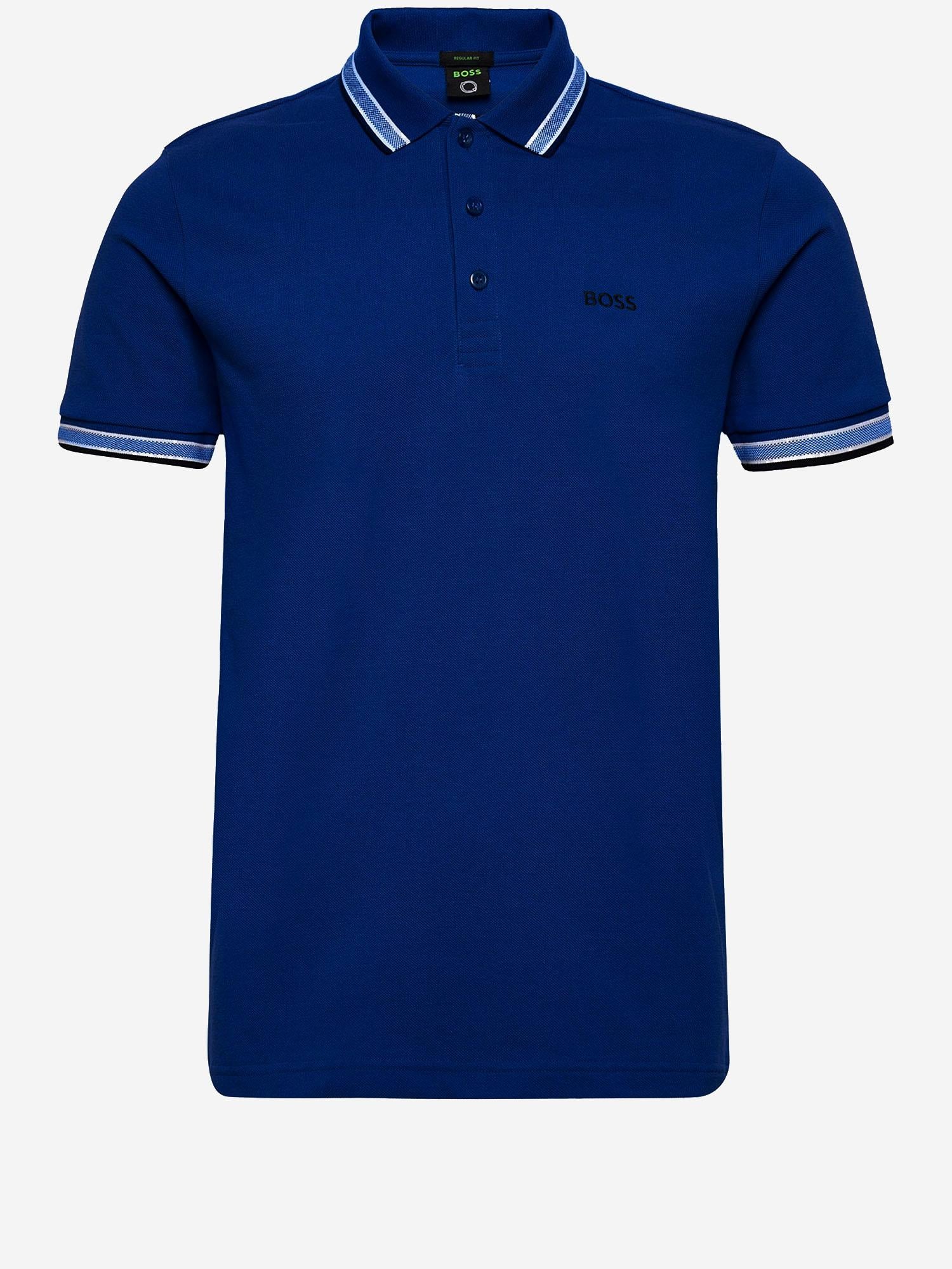 Polo in piqué di cotone con logo 50469055 419 HUGO BOSS 