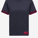 T-SHIRT IN COTONE CON DETTAGLI A CONTRASTO 8C00004 89AUO780 MONCLER 