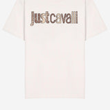 T-SHIRT IN COTONE CON LOGO 80OAHT03 CJ500004 JUST CAVALLI 