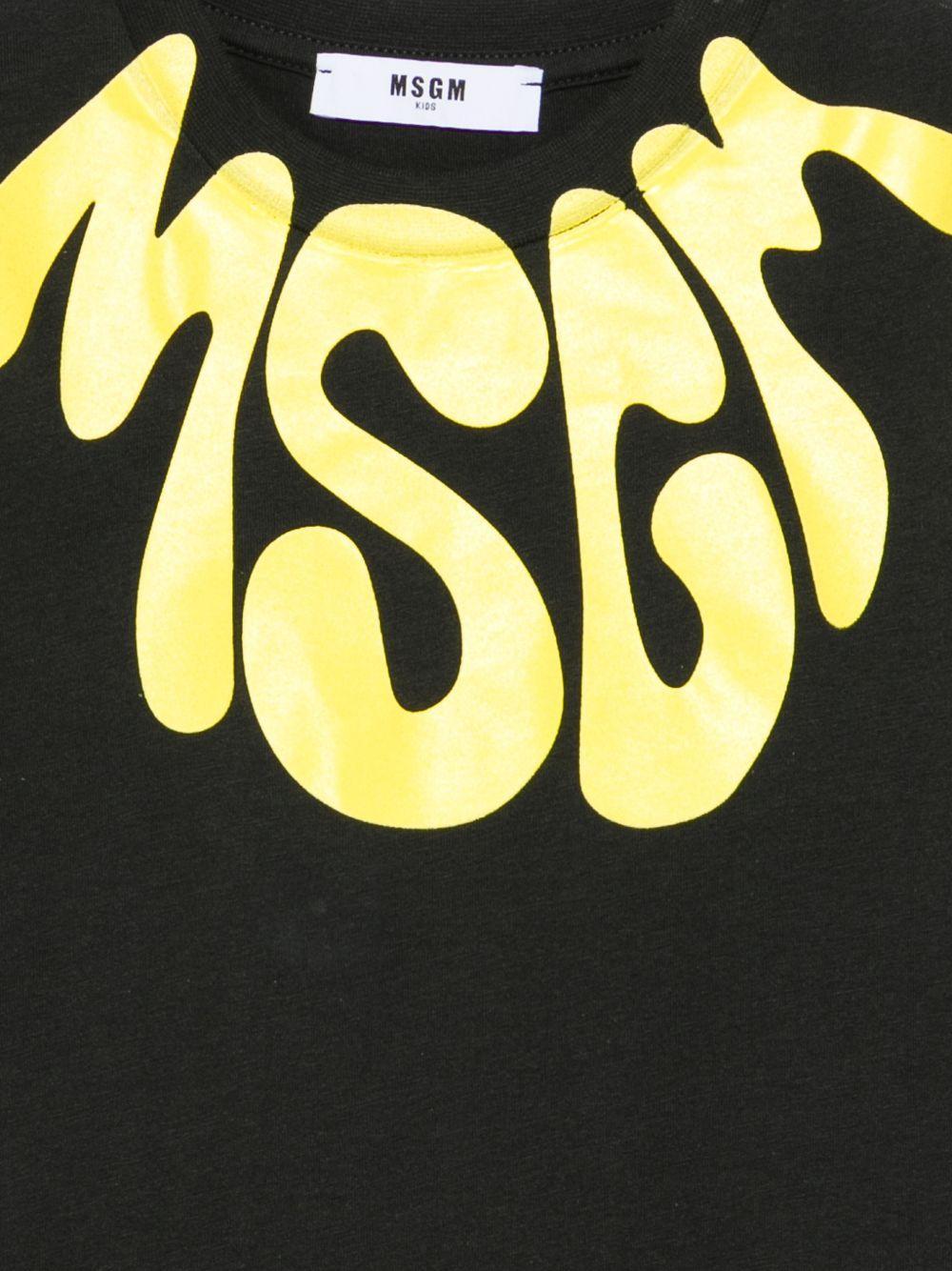T-SHIRT IN COTONE CON LOGO S6MSJUTH222 MS040 MSGM KIDS 