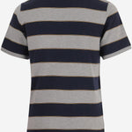 POLO IN COTONE CON MOTIVO A RIGHE MJN536 14RTF005R MIU MIU 