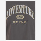 T-SHIRT IN COTONE CON STAMPA LOGO 104604 A2CSI63 PINKO 