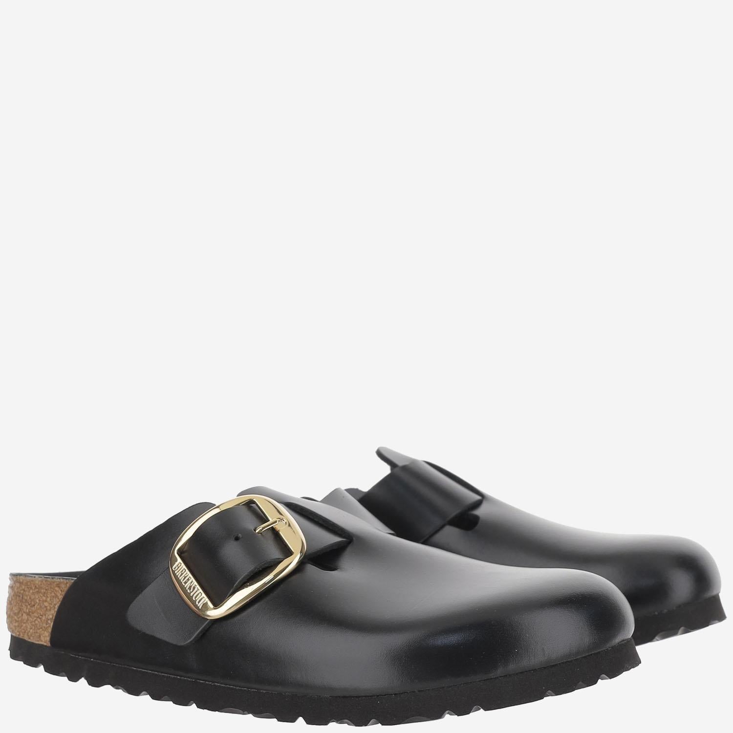 SABOT BOSTON BIG BUCKLE 1030904 BLACK BIRKENSTOCK 