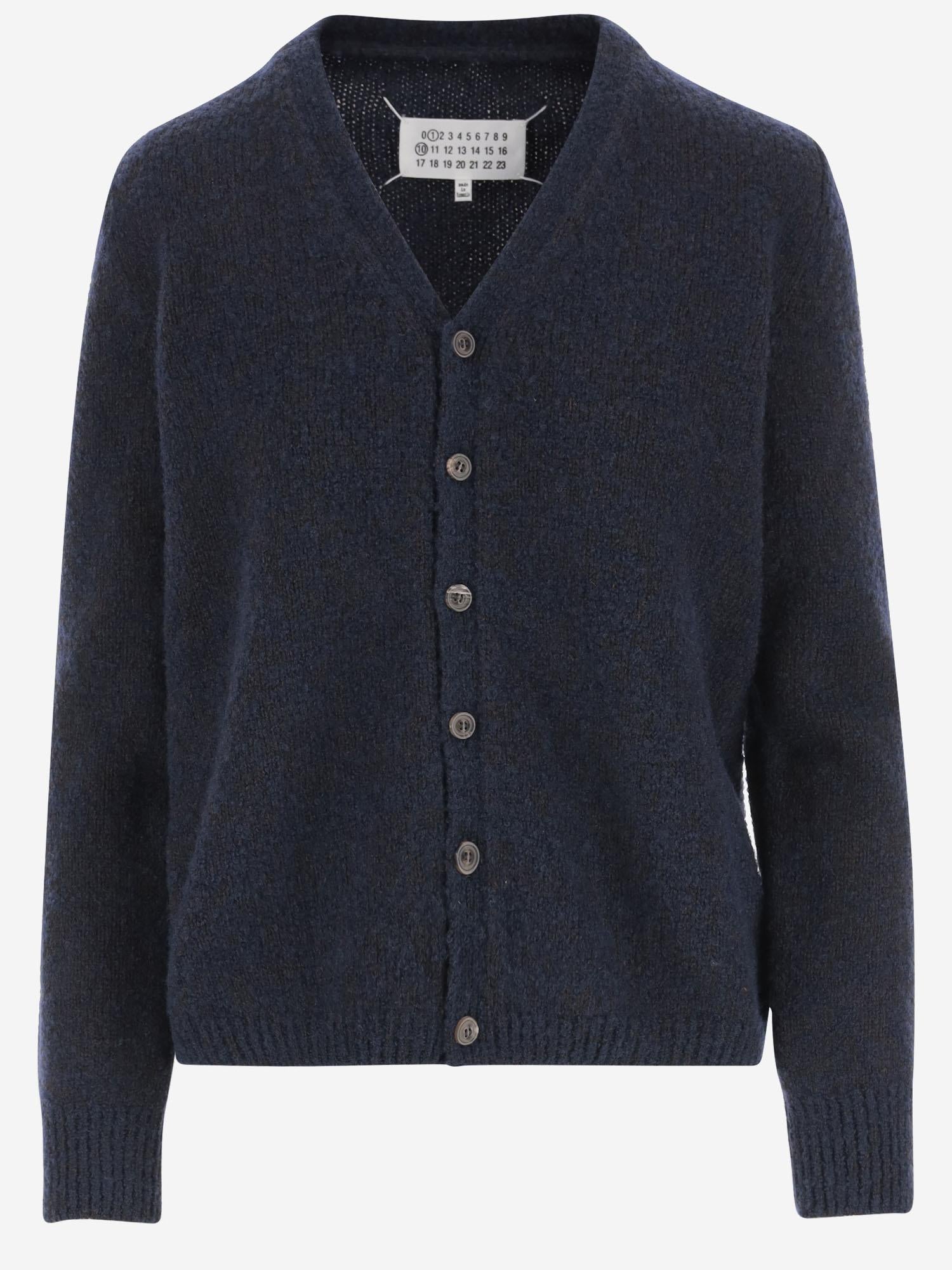 CARDIGAN IN MISTO LANA S51HP0023 M13154002F MAISON MARGIELA 