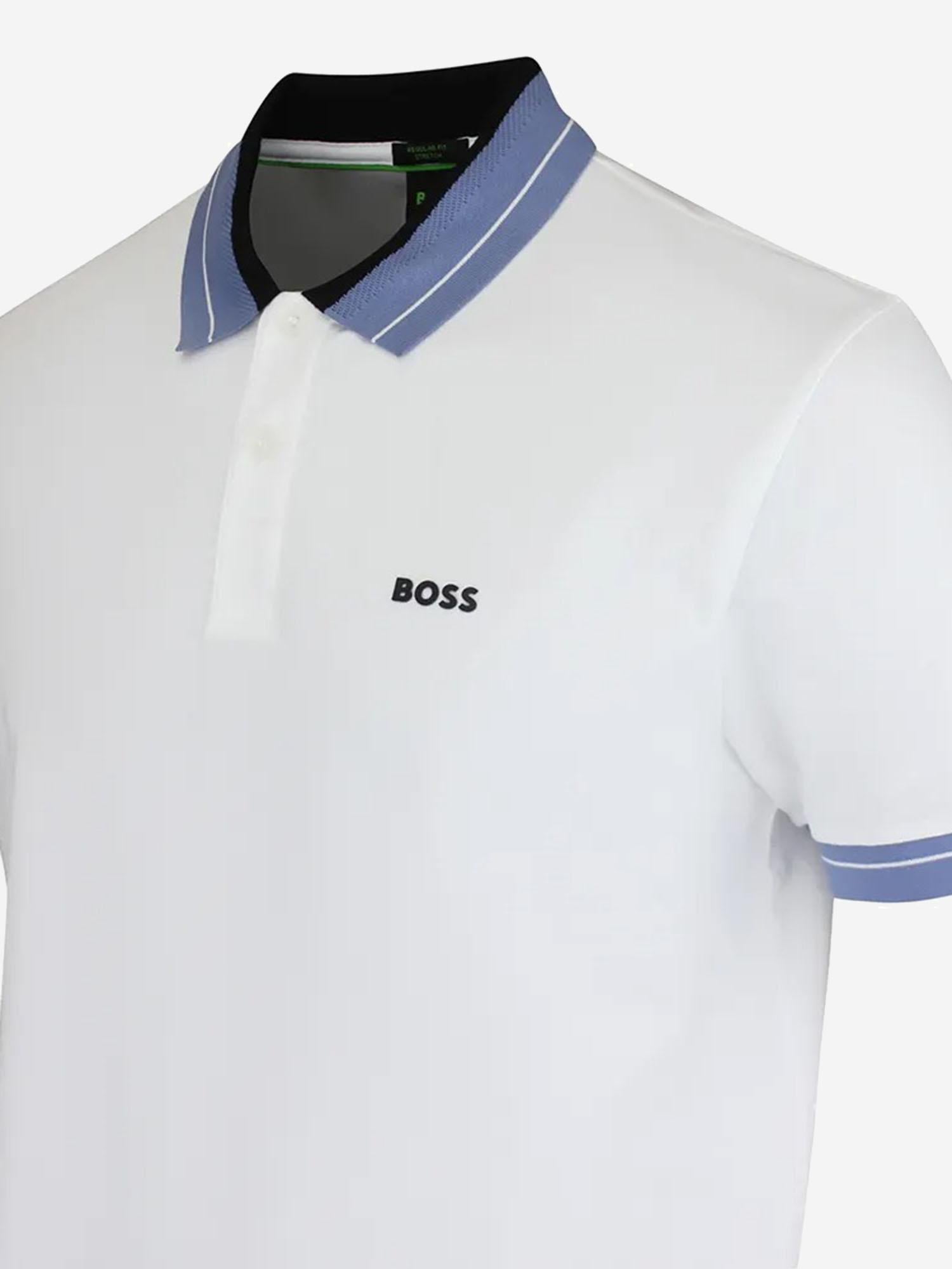 POLO IN COTONE STRETCH 50559369 100 HUGO BOSS 