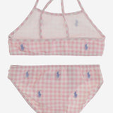 BIKINI IN NYLON STRETCH CON LOGO 312935066 002 POLO RALPH LAUREN KIDS 