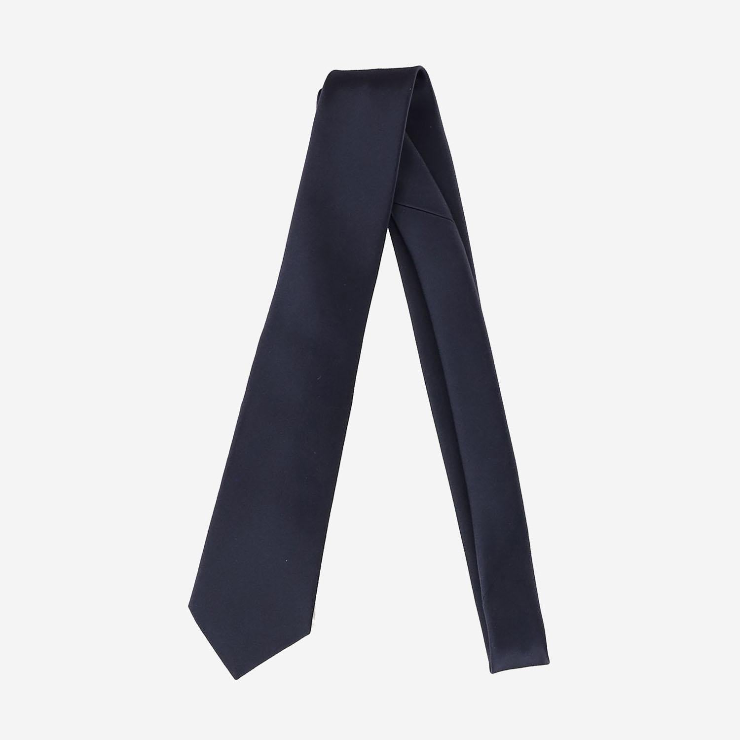 CRAVATTA IN RASO DI SETA 858355 3Y0114100 SAINT LAURENT 