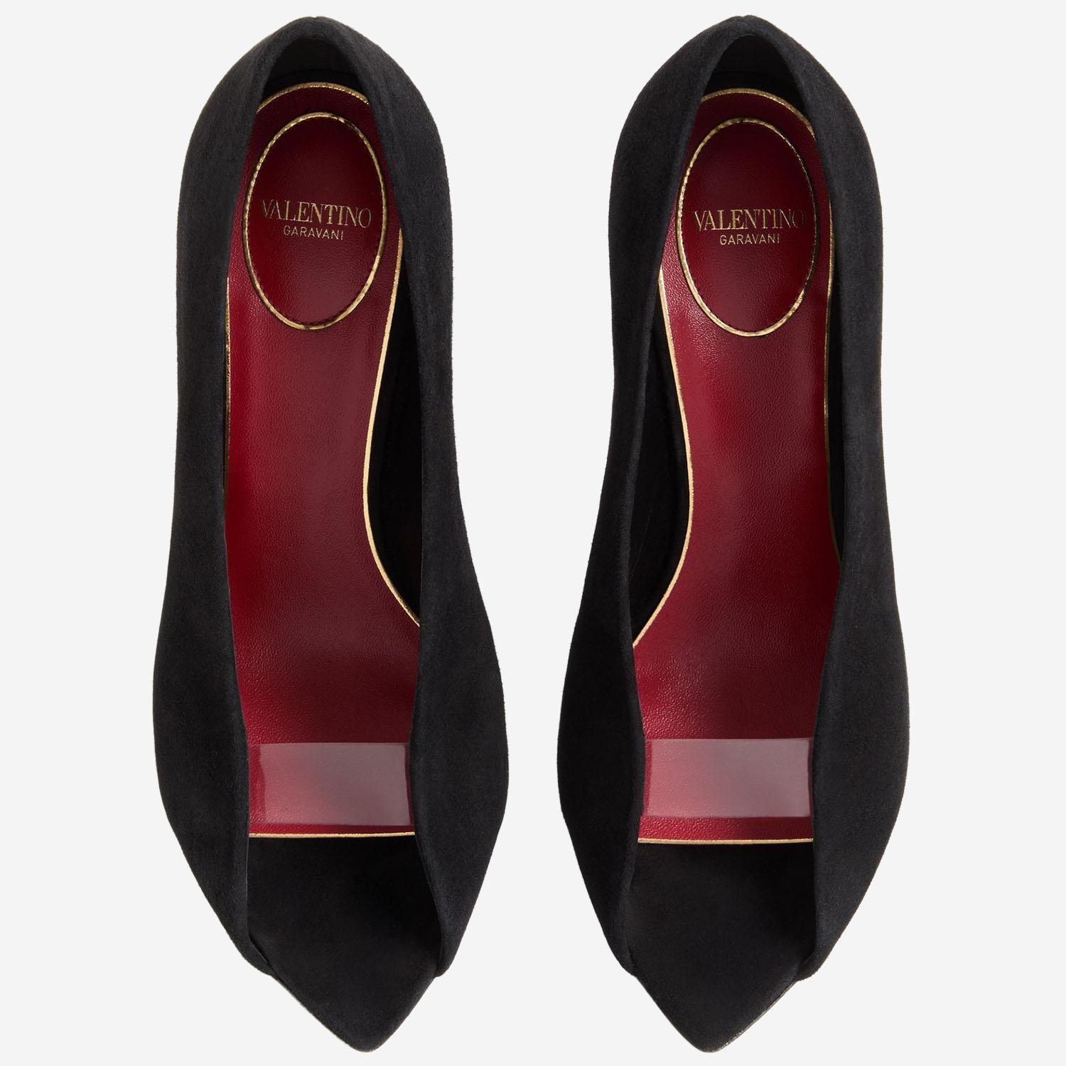 Décolleté Open Toe Révélé In pelle scamosciata 8W0S0PH4 UHG6LP VALENTINO GARAVANI 