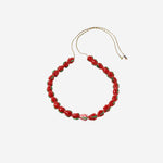 Collana con perle in vetro a forma di fragola MIXEDGLASSBEAD MULTISTRAWBERRYRED SORBET ISLAND 