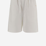 PANTALONI CORTI REALIZZATI INCOTONE 6261K21061 White CARVEN 