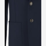 GIACCA MONOPETTO IN GABARDINA DI LANA 6V3CEG959EB D51 VALENTINO 