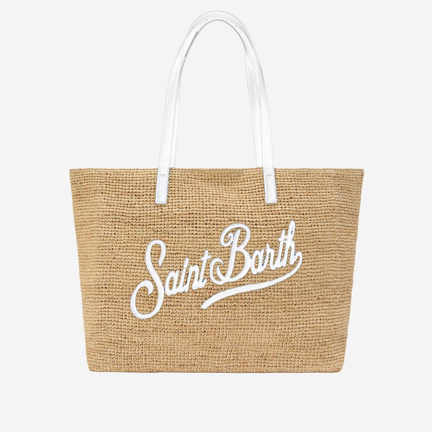 BORSA SHOPPING IN RAFIA CON LOGO RAFC001 00200L MC2 SAINT BARTH 