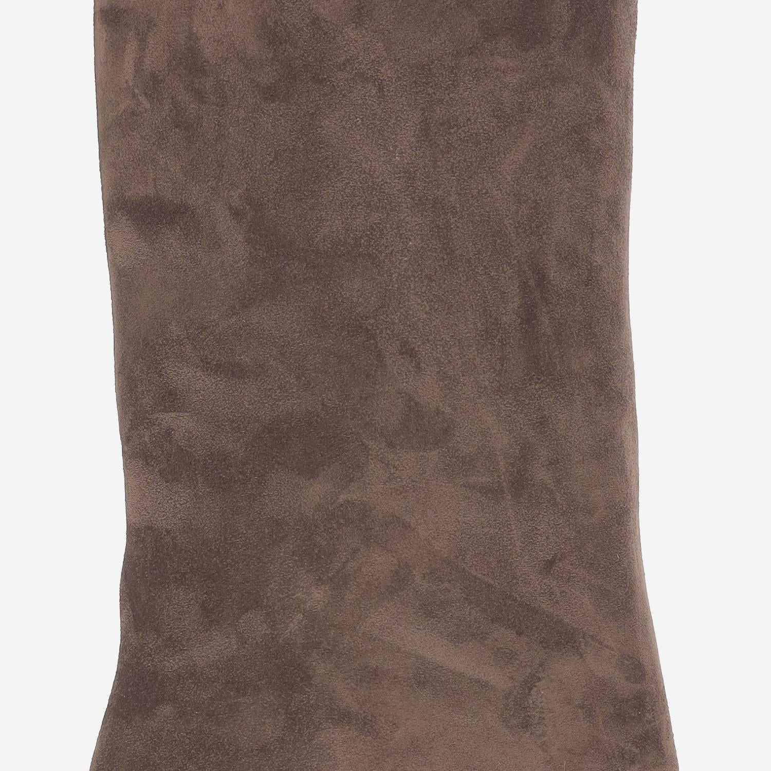 Stivali Fiona in pelle scamosciata FIONABOOT COFFEE AMINA MUADDI 