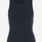 CANOTTA IN MISTO COTONE STRETCH V018884418 403CBL VINCE 