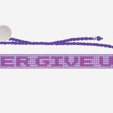 BRACCIALE DI PERLINE IN VETRO NEVERGIVERUP  SORBET ISLAND 
