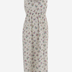 ABITO SENZA MANICHE IN COTONE CON MOTIVO FLOREALE 168918 978 TORY BURCH 