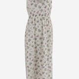 ABITO SENZA MANICHE IN COTONE CON MOTIVO FLOREALE 168918 978 TORY BURCH 