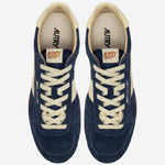 SNEAKERS WINDSPIN IN PELLE WSLMUB28 SUEDELEATBLUETRUT AUTRY 