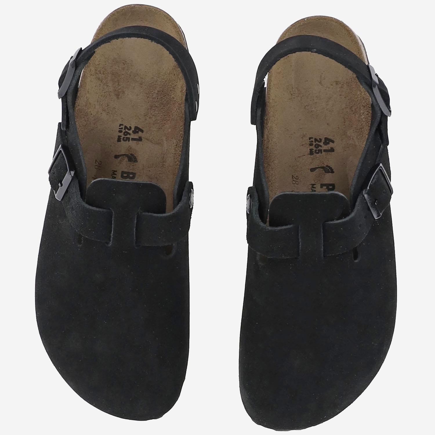SABOT TOKIO IN PELLE SCAMOSCIATA 1028348 BLACK BIRKENSTOCK 