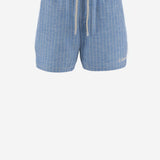 SHORTS DA BAGNO IN NYLON CON MOTIVO A RIGHE SYR0001 00489L MC2 SAINT BARTH 