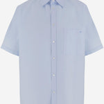CAMICIA IN COTONE CON LOGO MSH04 FAC140056 DARKPARK 