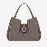 BORSA A SPALLA IN PELLE 219804 001NERO SALVATORE FERRAGAMO 