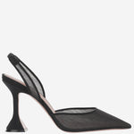 SLINGBACK HOLLI IN MESH HOLLIMESHSLING 95BLACKMESH AMINA MUADDI 