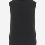TOP MERITAS IN CASHMERE 10403Y556 BLK THE ROW 