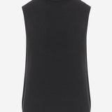 TOP MERITAS IN CASHMERE 10403Y556 BLK THE ROW 