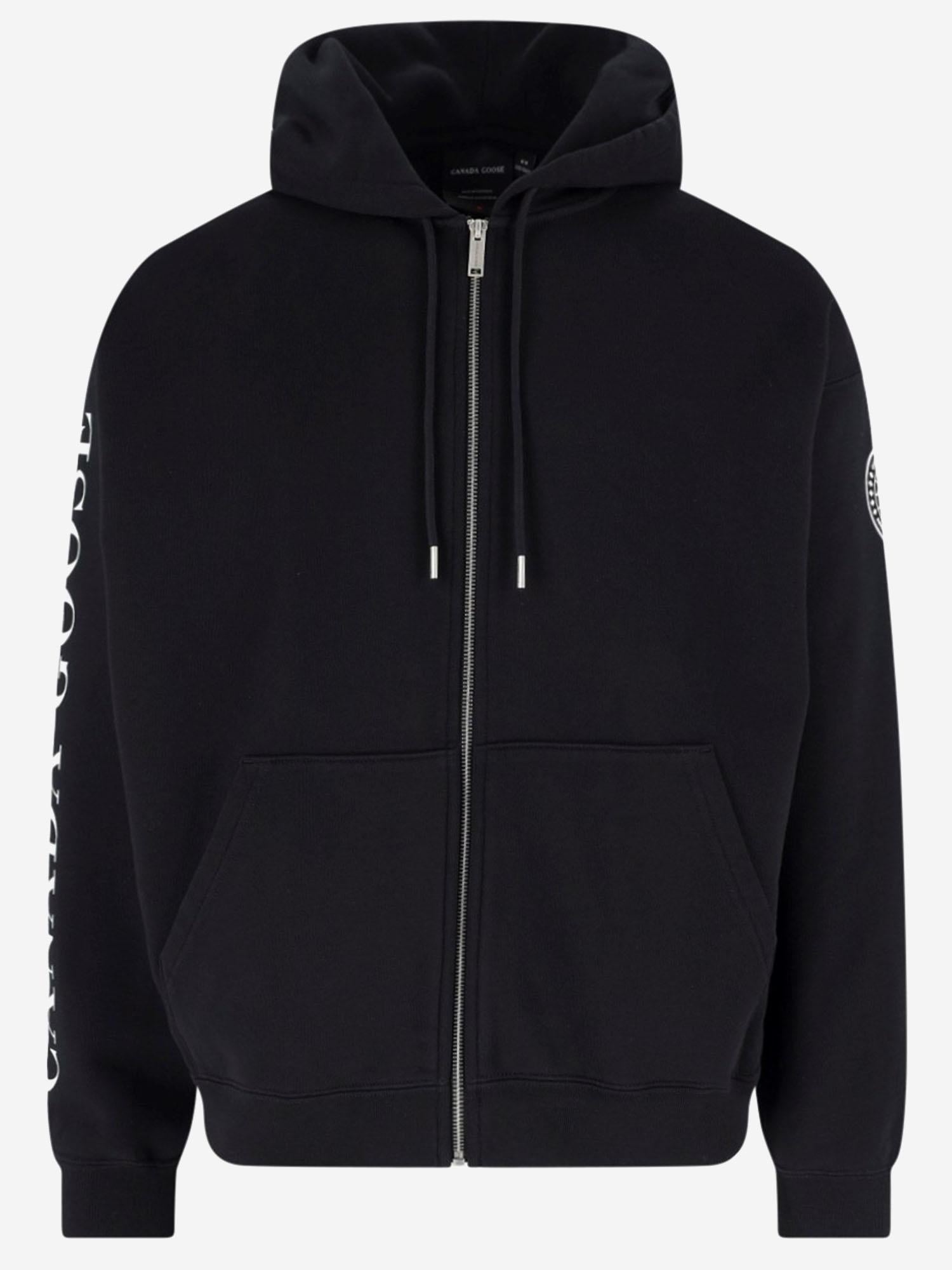 Felpa in cotone con logo 1540M1 9061 CANADA GOOSE 
