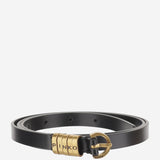 CINTURA IN PELLE CON LOGO 105479 A1ACZ99Q PINKO 