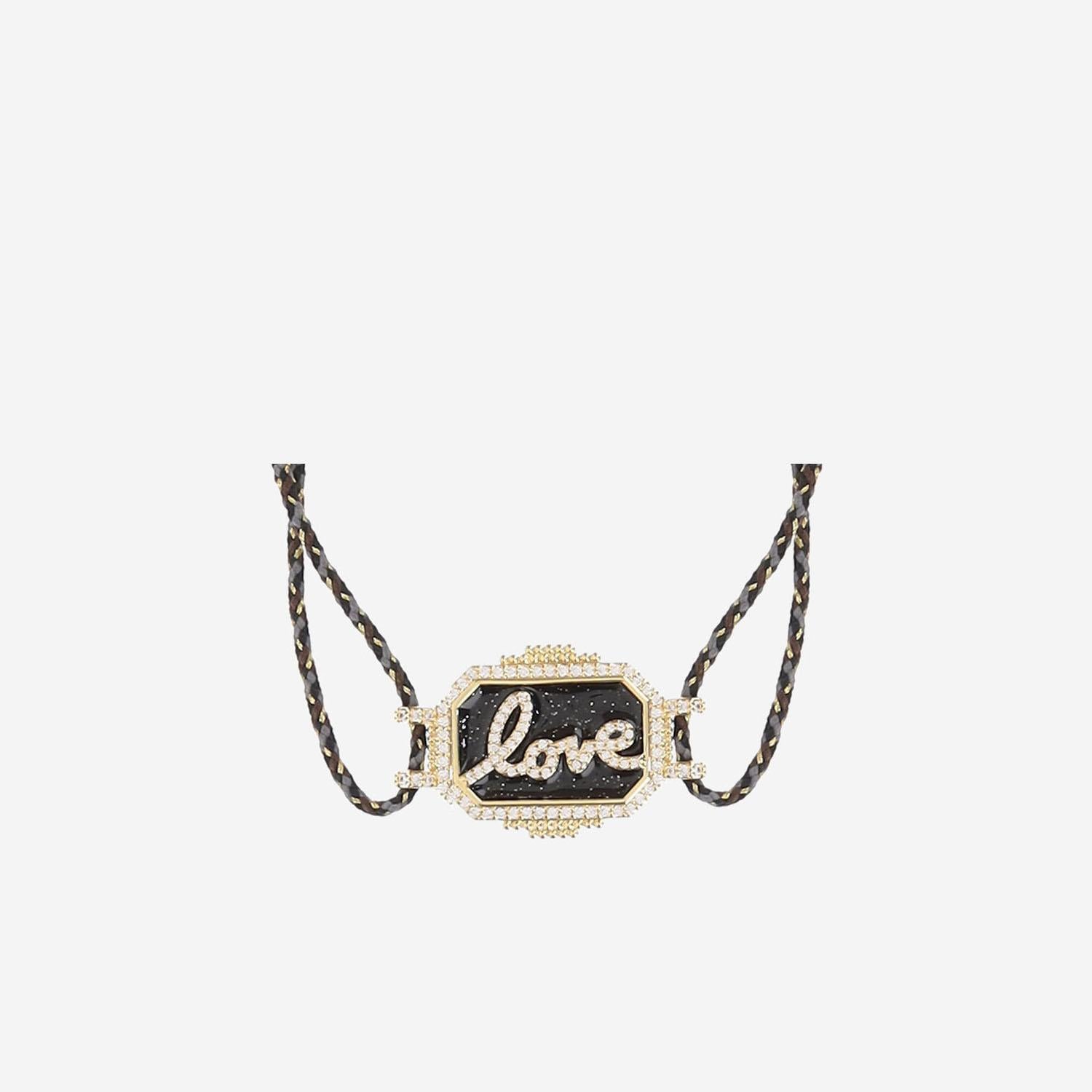 BRACCIALE BLACK LOVE BOHEME BR378 ORO MYA BAY 
