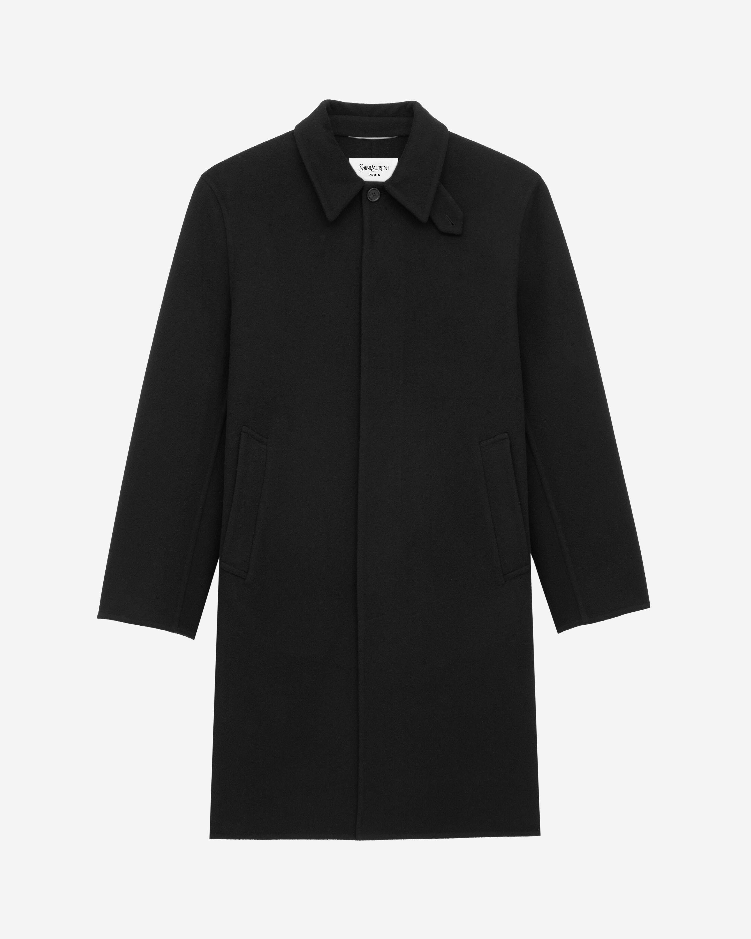 Cappotto in lana double-face 842819 Y060R1005 SAINT LAURENT 