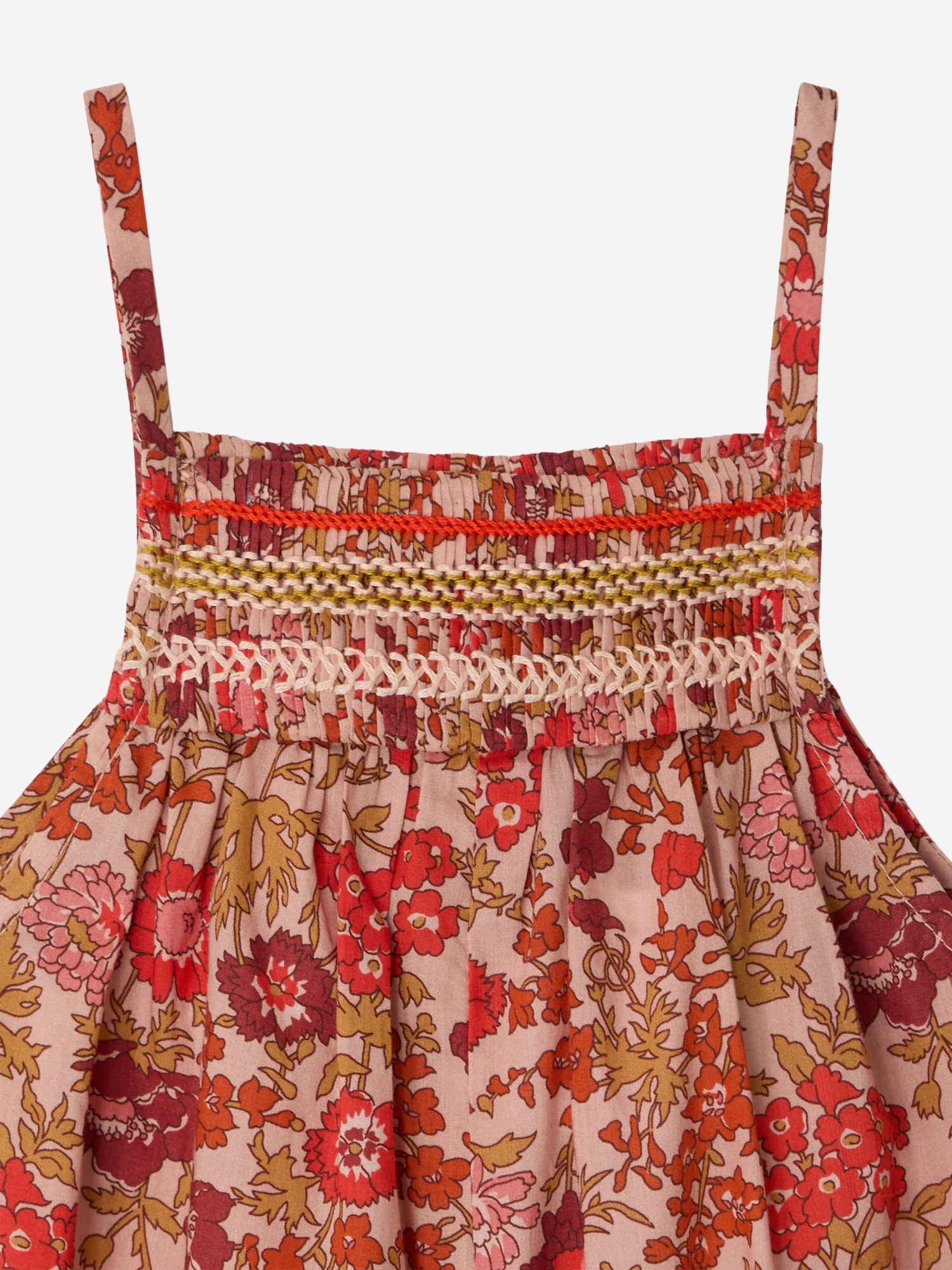 TUTA IN COTONE CON MOTIVO FLOREALE S06XOVW00005 520 BONPOINT KIDS 