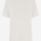 T-SHIRT IN COTONE CON LOGO J40GC0118 J20103102 JIL SANDER 